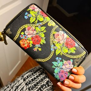 Betsy Johnson floral wallet